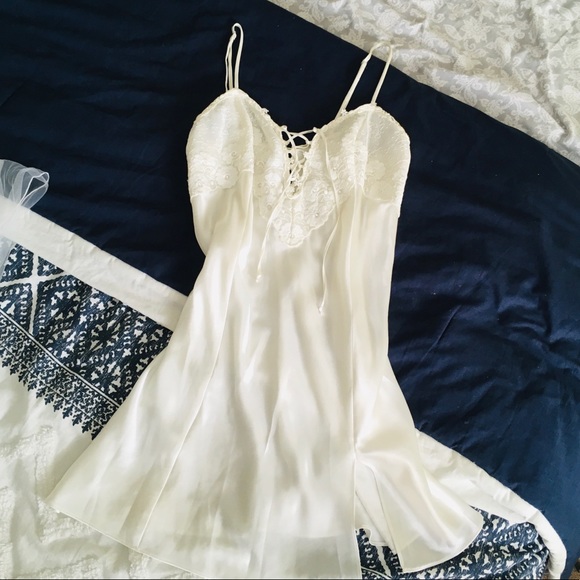 Alexandra Nicole Other - Bridal Lingerie Lacy Robe and Slip Set